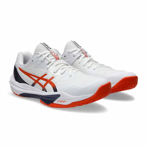 Asics Sky Elite FF3 Mens Indoor Shoe White/Nova Orange