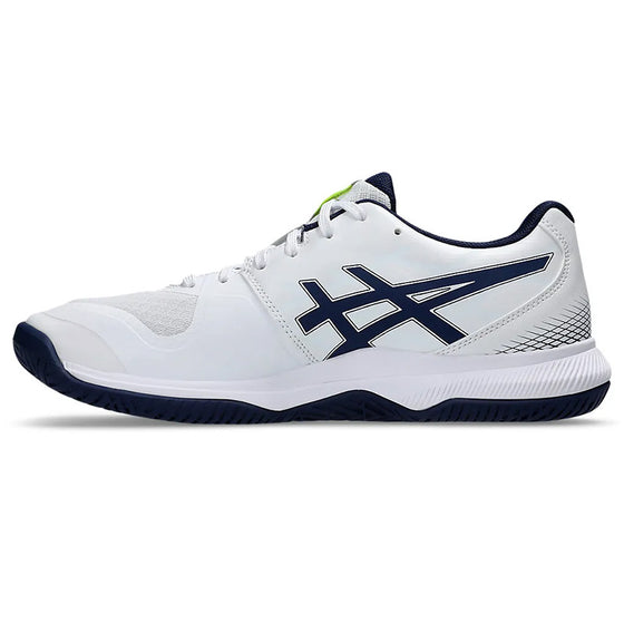 Asics Gel Tactic 12 Mens Squash Shoe White/Blue Expanse