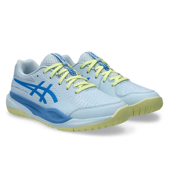 Asics Gel Resolution X GS Kids Tennis Shoe Light Blue/Blue Coast