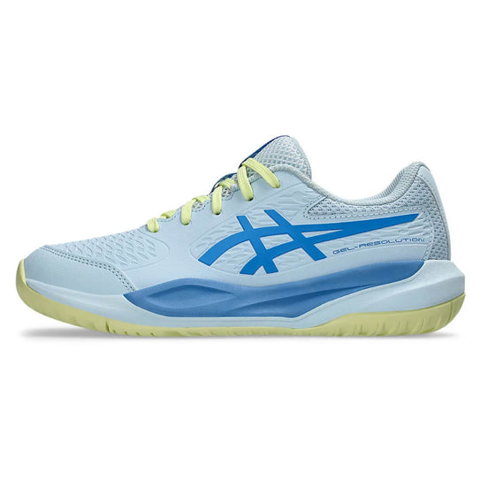 Asics Gel Resolution X GS Kids Tennis Shoe Light Blue/Blue Coast