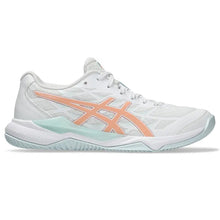  Asics Gel Tactic 12 Womens Squash Shoe White/Bright Sunstone