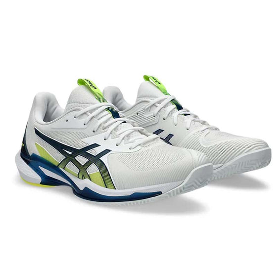 Asics Solution Speed FF 3 (Herringbone) Mens Tennis Shoe White/Mako Blue