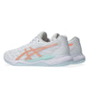 Asics Gel Tactic 12 Womens Squash Shoe White/Bright Sunstone