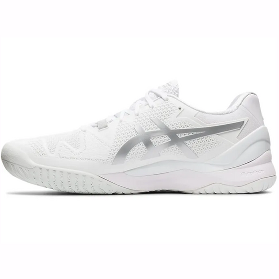 Asics Resolution 9 Women's Tennis Shoe White/Pure Silver