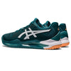 Tennis Shoe Mens Asics Resolution 8 Velvet Pine/White